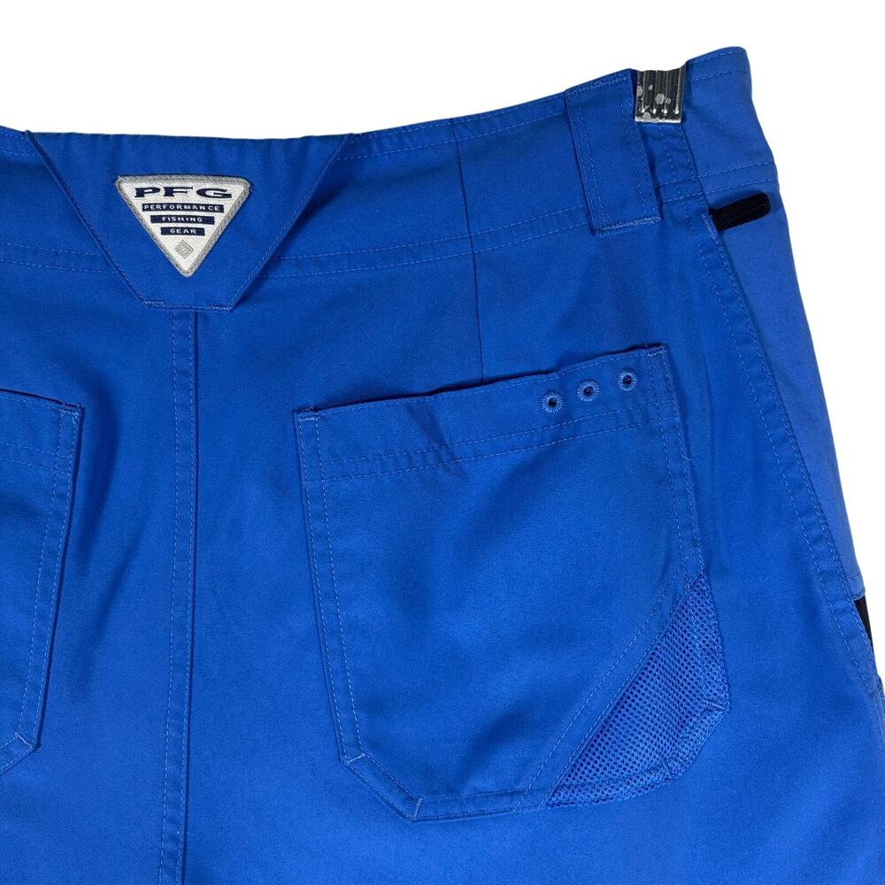 COLUMBIA Hybrid "Big Katuna II" PFG Blue Shorts Men’s Size 36 - Picture 7 of 11